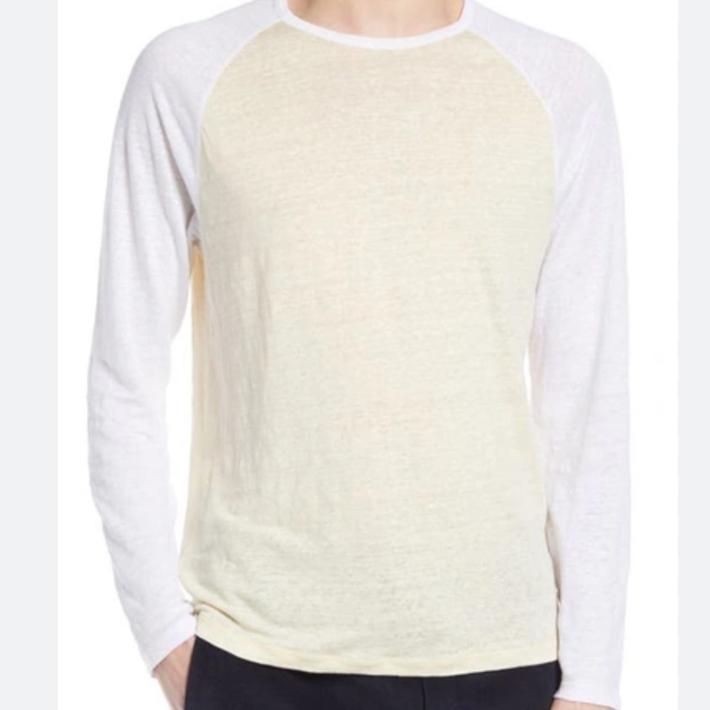 New with tag Mens linen Vince shirt